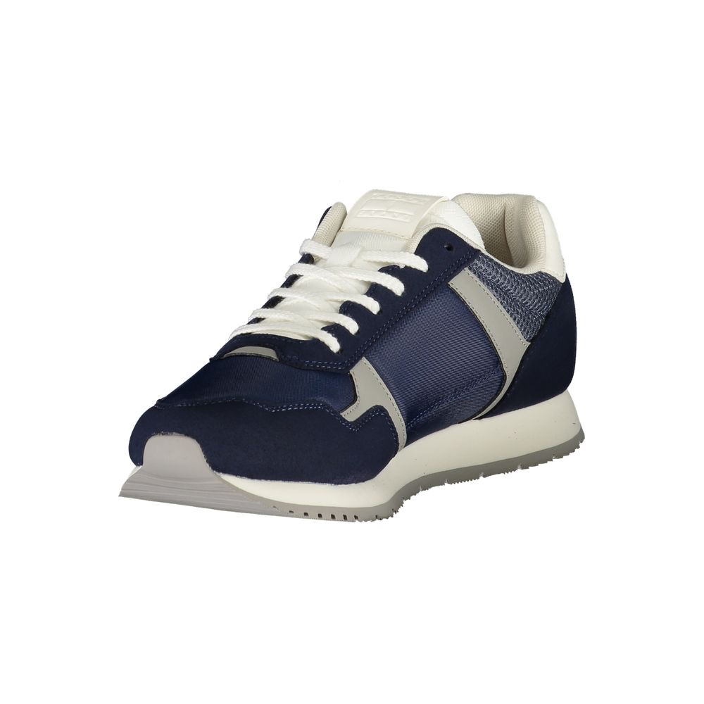 Tommy Hilfiger Blue Polyurethane Men's Sneaker - Luxe Nova