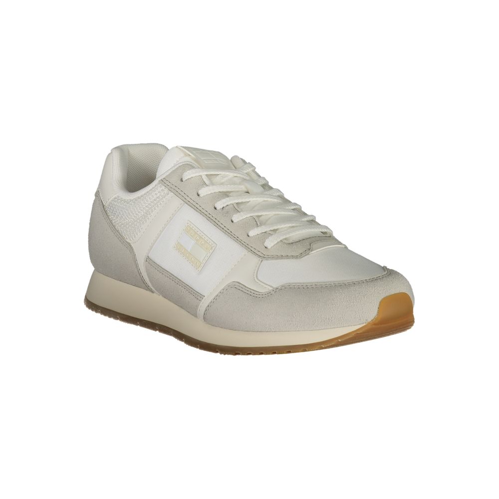 Tommy Hilfiger Bianco Polyurethane Men Sneaker - Luxe Nova