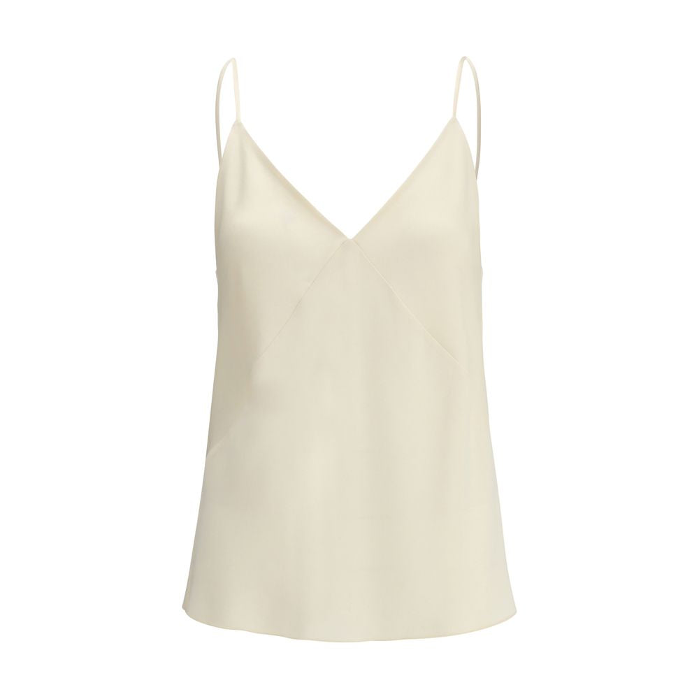 Forte_Forte Beige Acetate Top