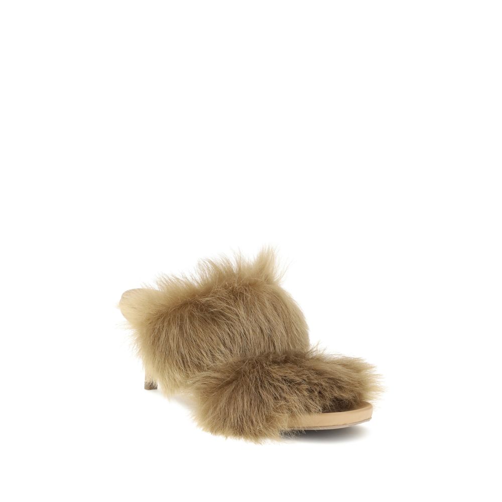 Pedro García Beige Leather Stiletto Heel Sandals - Luxe Nova