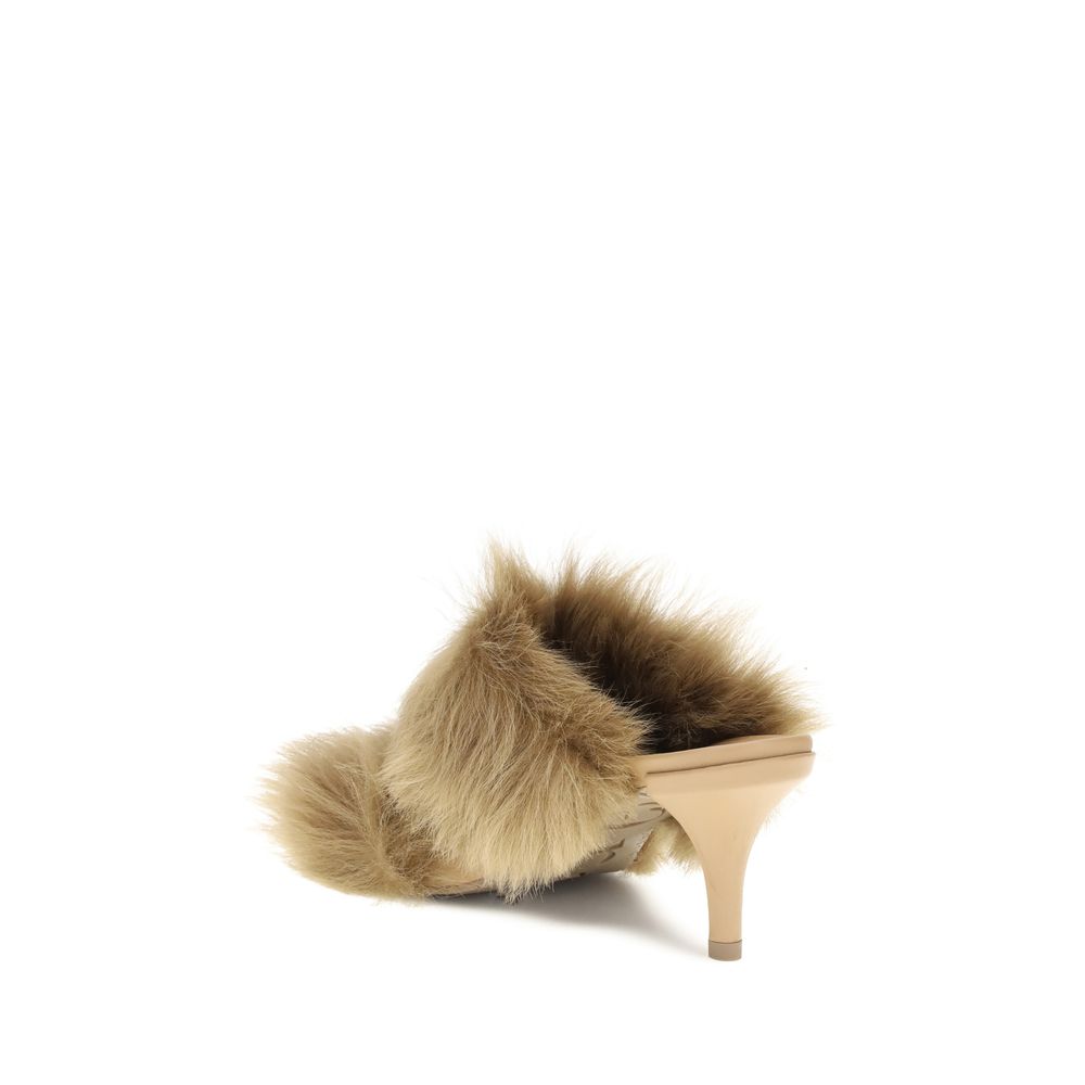 Pedro García Beige Leather Stiletto Heel Sandals - Luxe Nova
