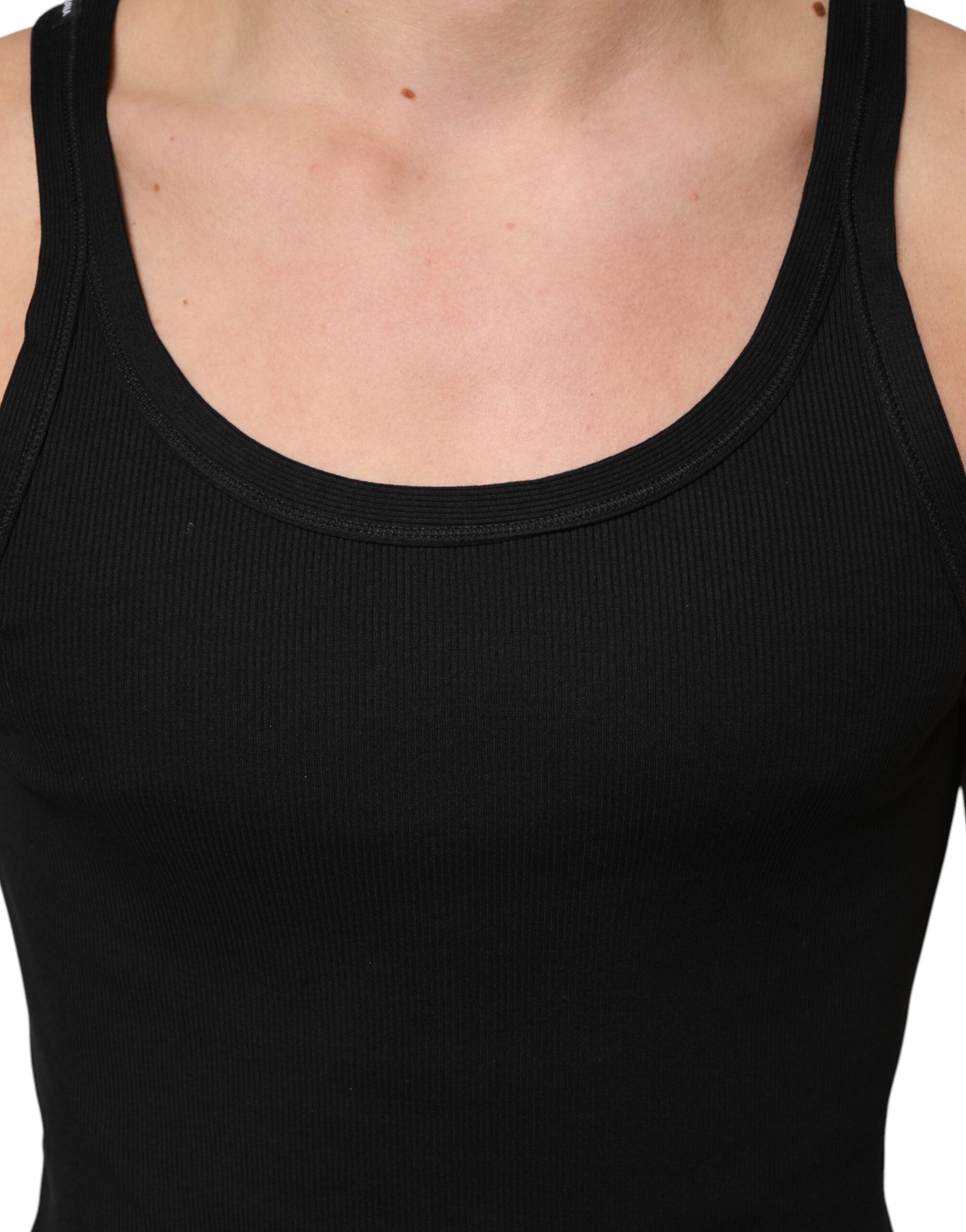 Dolce & Gabbana Black Tank Sleeveless Underwear Men T-shirt