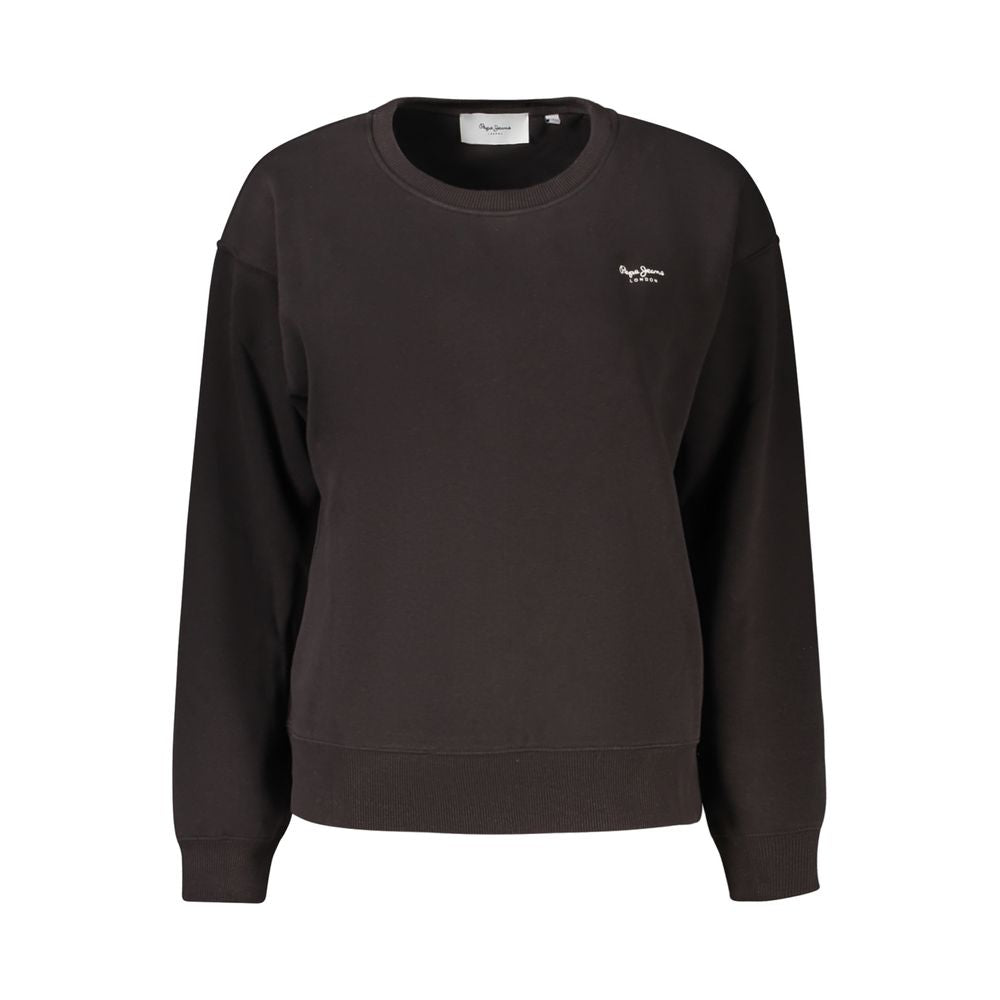 Pepe Jeans Black Polyester Women Sweatshirt - Luxe Nova