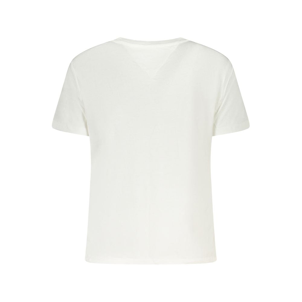 Tommy Hilfiger Bianco Cotton Women T-Shirt - Luxe Nova