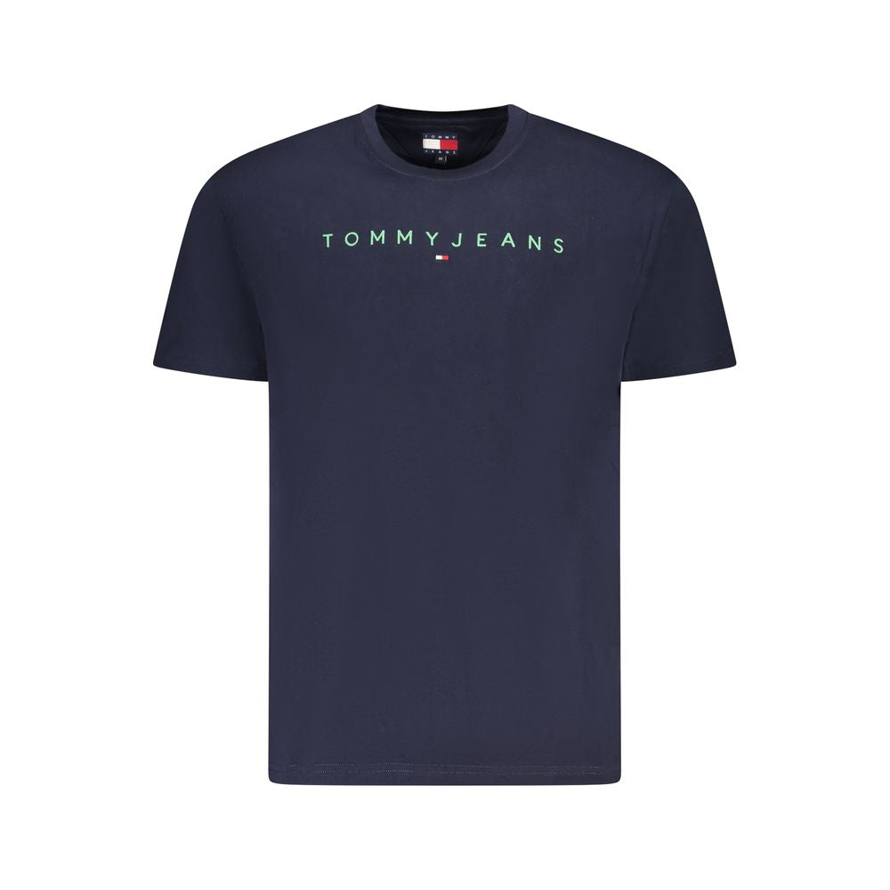 Tommy Hilfiger Blue Cotton Men's T-Shirt - Luxe Nova