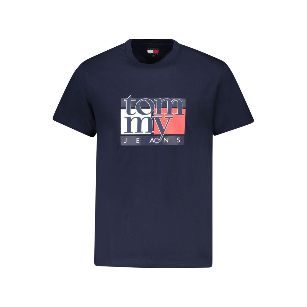 Tommy Hilfiger Blue Cotton Men's T-Shirt - Luxe Nova