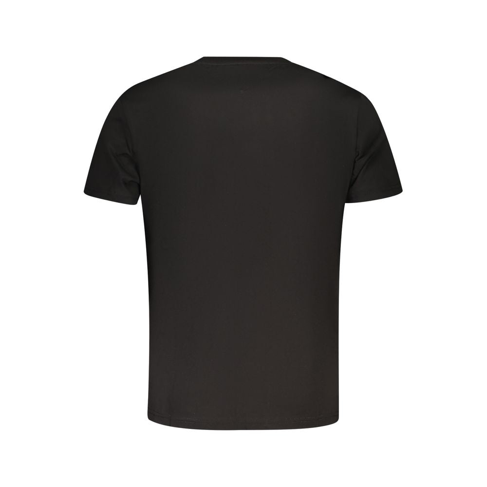 Tommy Hilfiger Black Cotton Men's T-Shirt - Luxe Nova