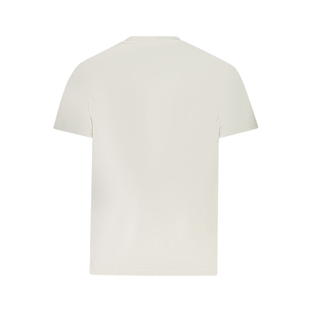 Tommy Hilfiger White Cotton Men T-Shirt - Luxe Nova