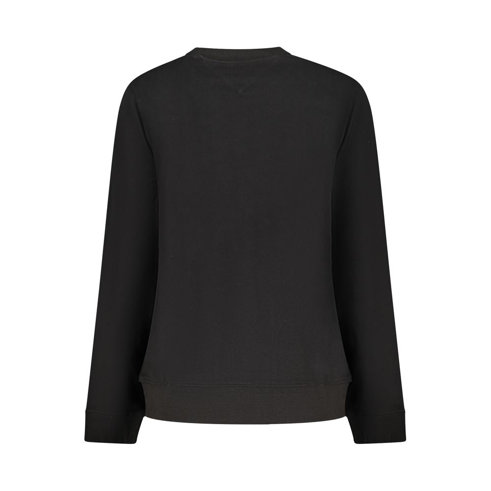 Tommy Hilfiger Black Cotton Women Sweatshirt - Luxe Nova