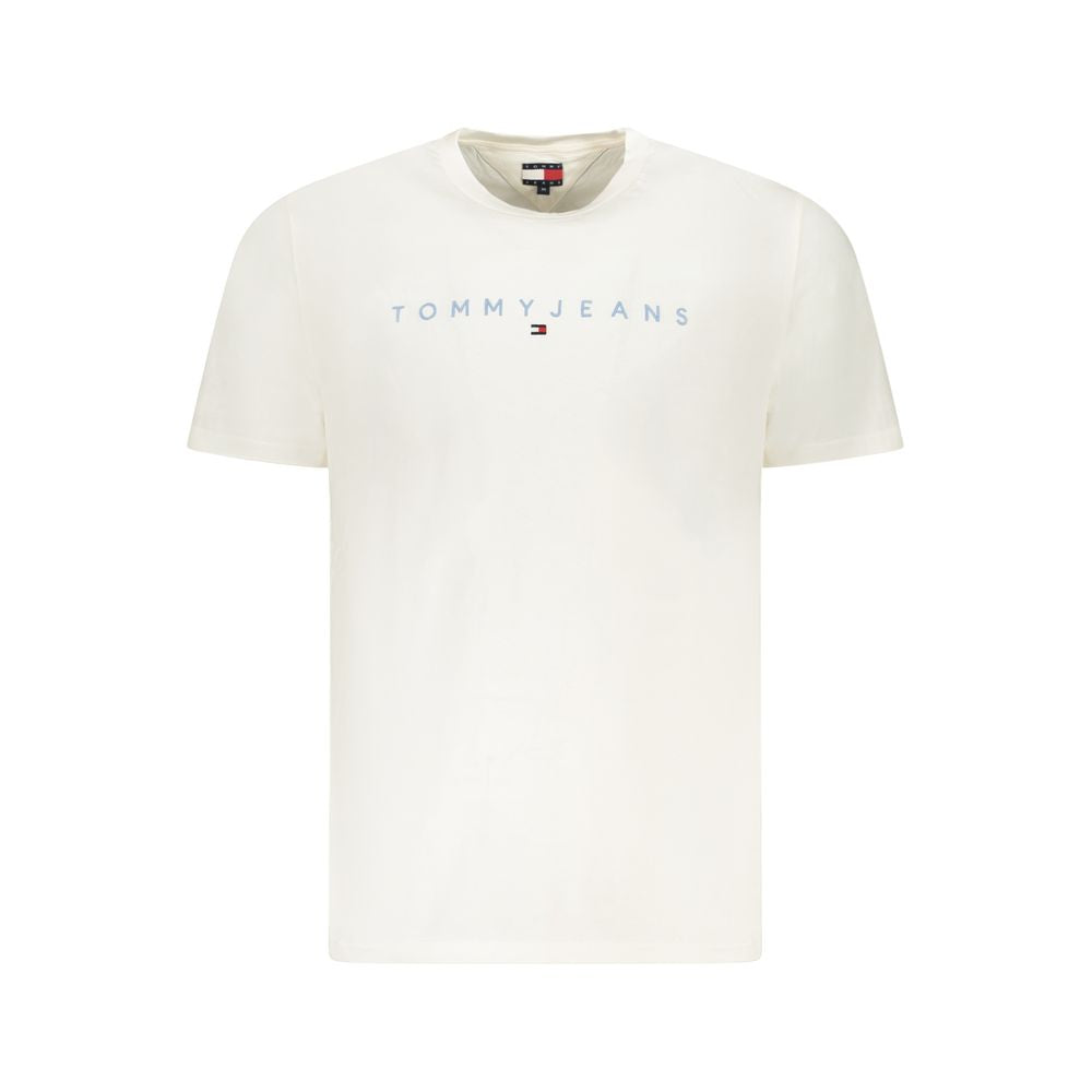 Tommy Hilfiger Bianco Cotton Men T-Shirt - Luxe Nova