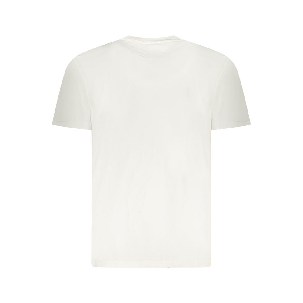 Tommy Hilfiger Bianco Cotton Men T-Shirt - Luxe Nova