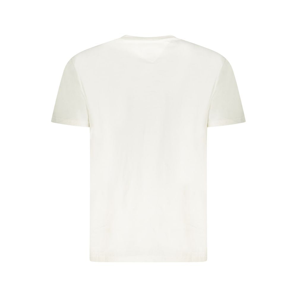 Tommy Hilfiger Bianco Cotton Men T-Shirt - Luxe Nova