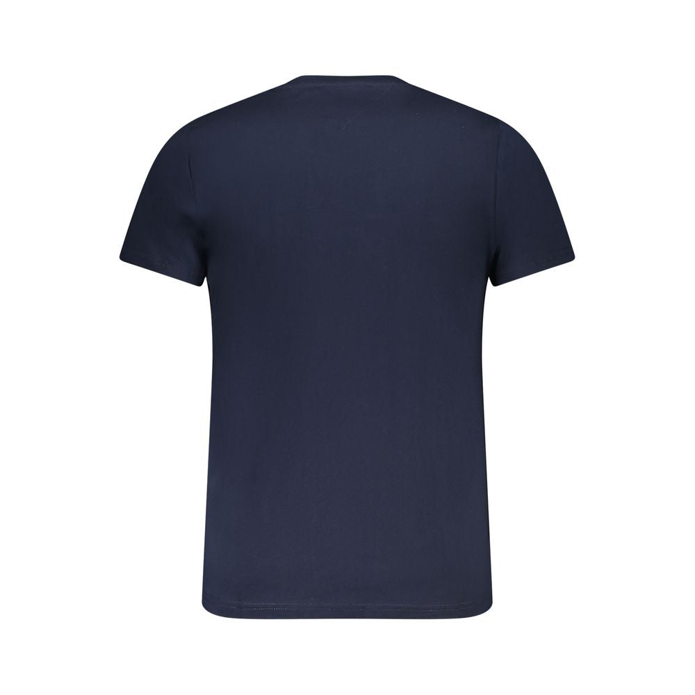 Tommy Hilfiger Blue Cotton Men T-Shirt - Luxe Nova