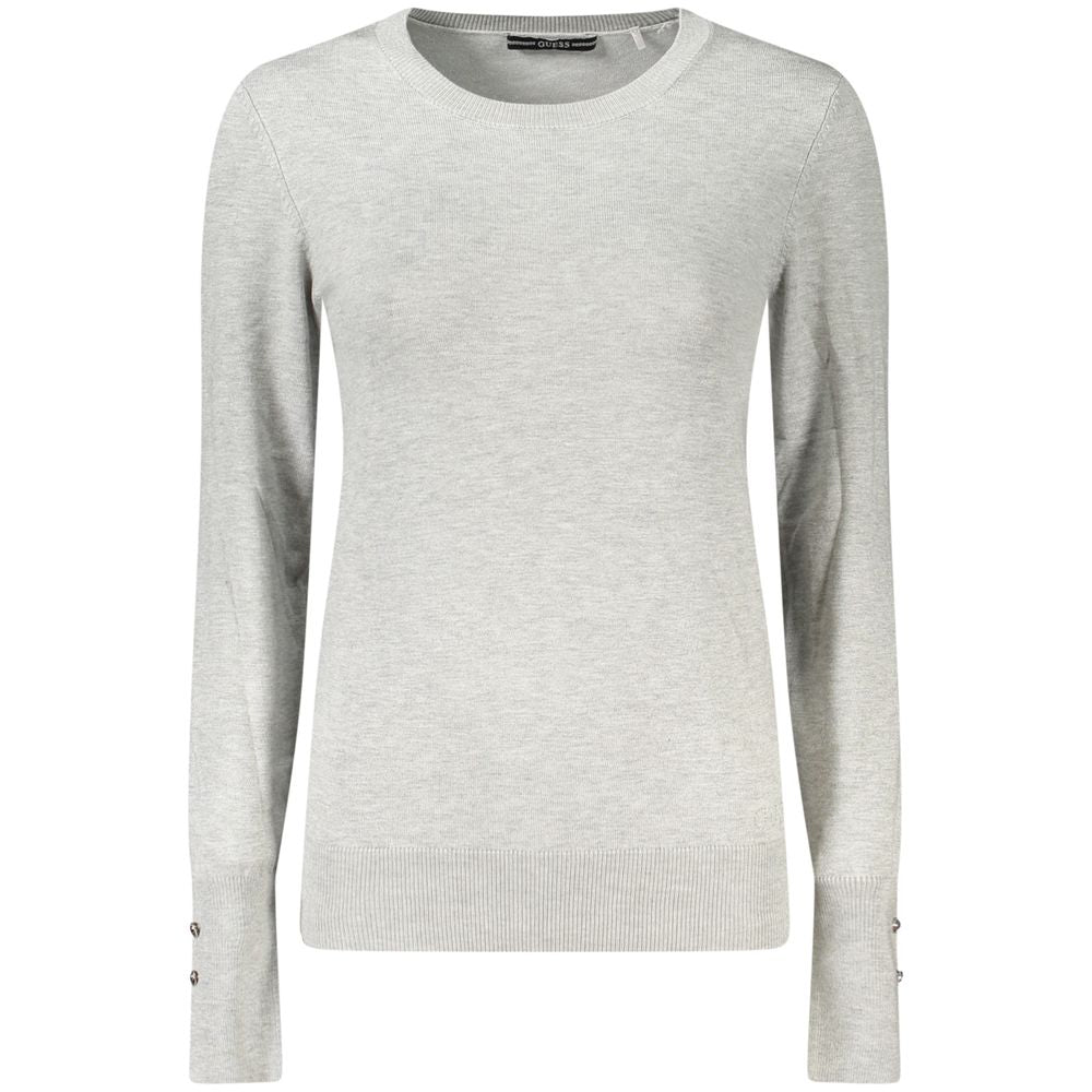 Guess Jeans Grigio Viscosa Women Sweater - Luxe Nova