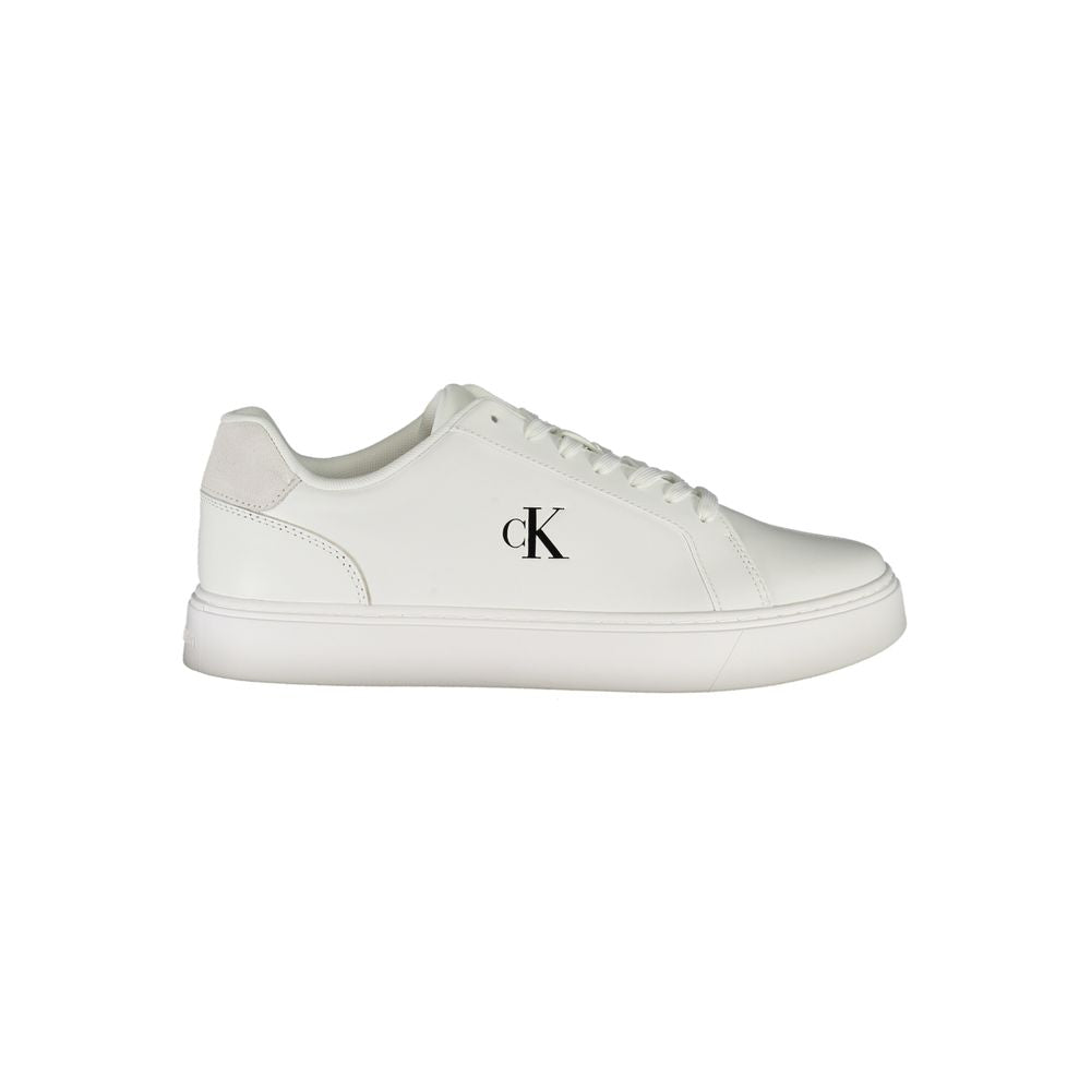 Calvin Klein Bianco Polyurethane Men Sneaker - Luxe Nova
