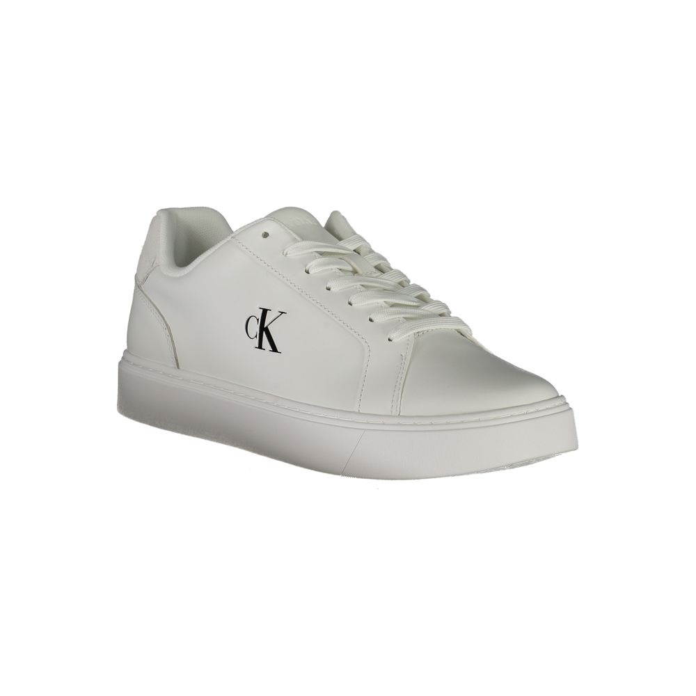 Calvin Klein Bianco Polyurethane Men Sneaker - Luxe Nova