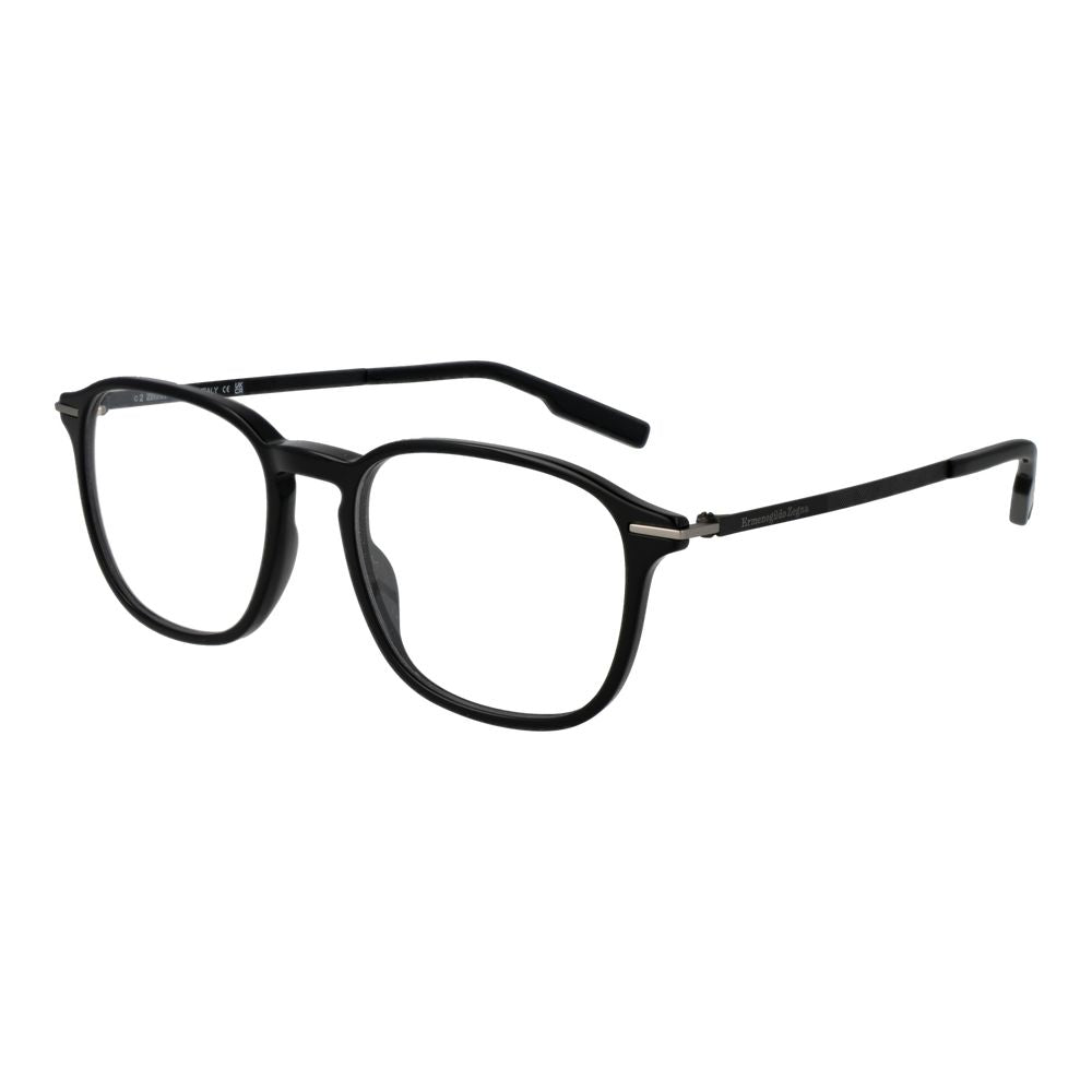 Ermenegildo Zegna Black Acetate Glasses (Frames) - Luxe Nova