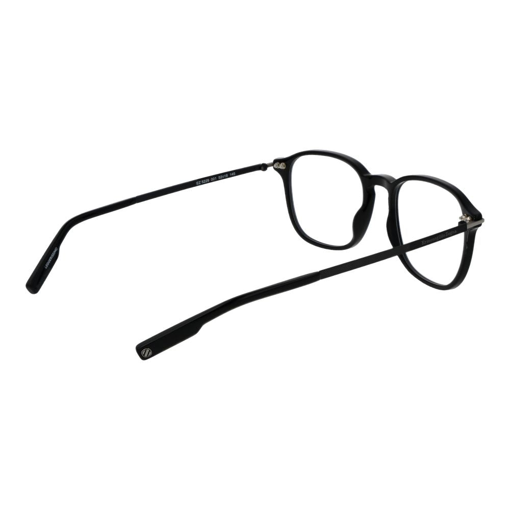 Ermenegildo Zegna Black Acetate Glasses (Frames) - Luxe Nova