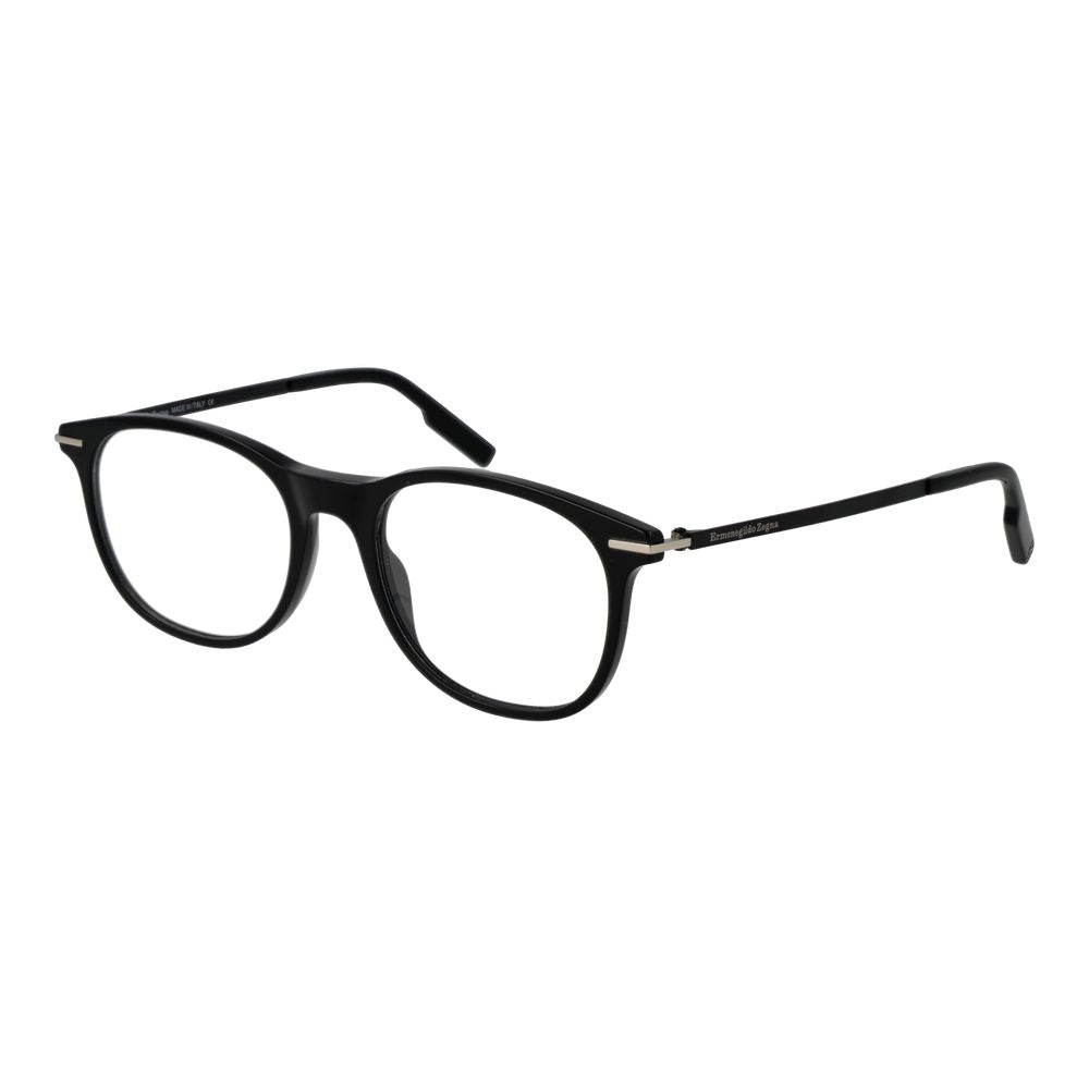 Ermenegildo Zegna Black Plastic Glasses (Frames) - Luxe Nova
