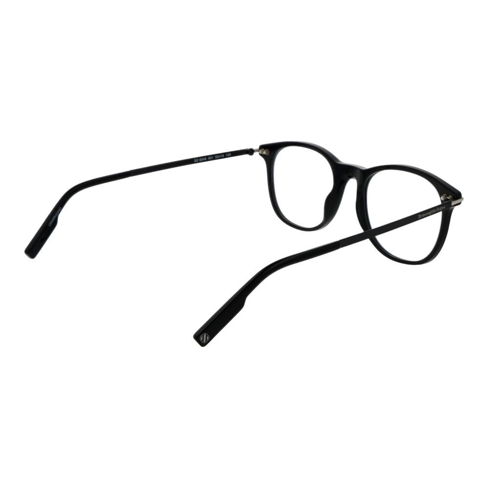 Ermenegildo Zegna Black Plastic Glasses (Frames) - Luxe Nova
