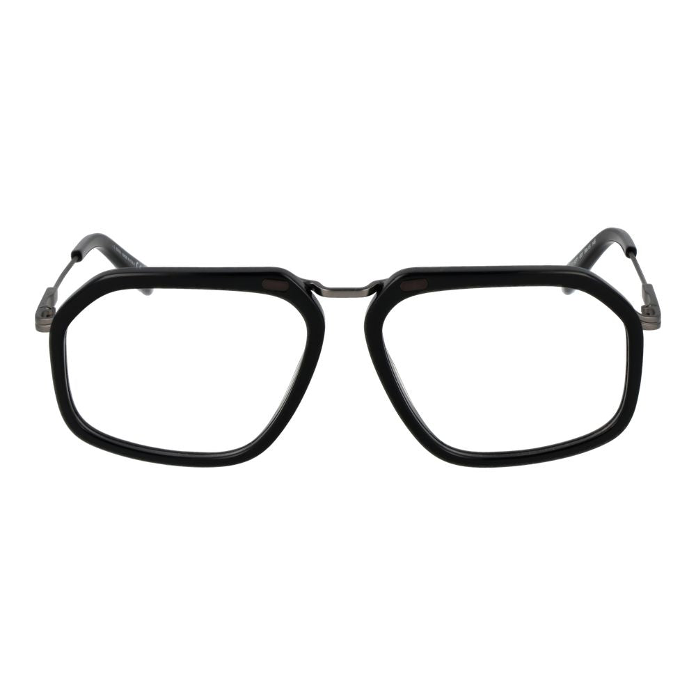 Ermenegildo Zegna Black Metal Glasses (Frames) - Luxe Nova
