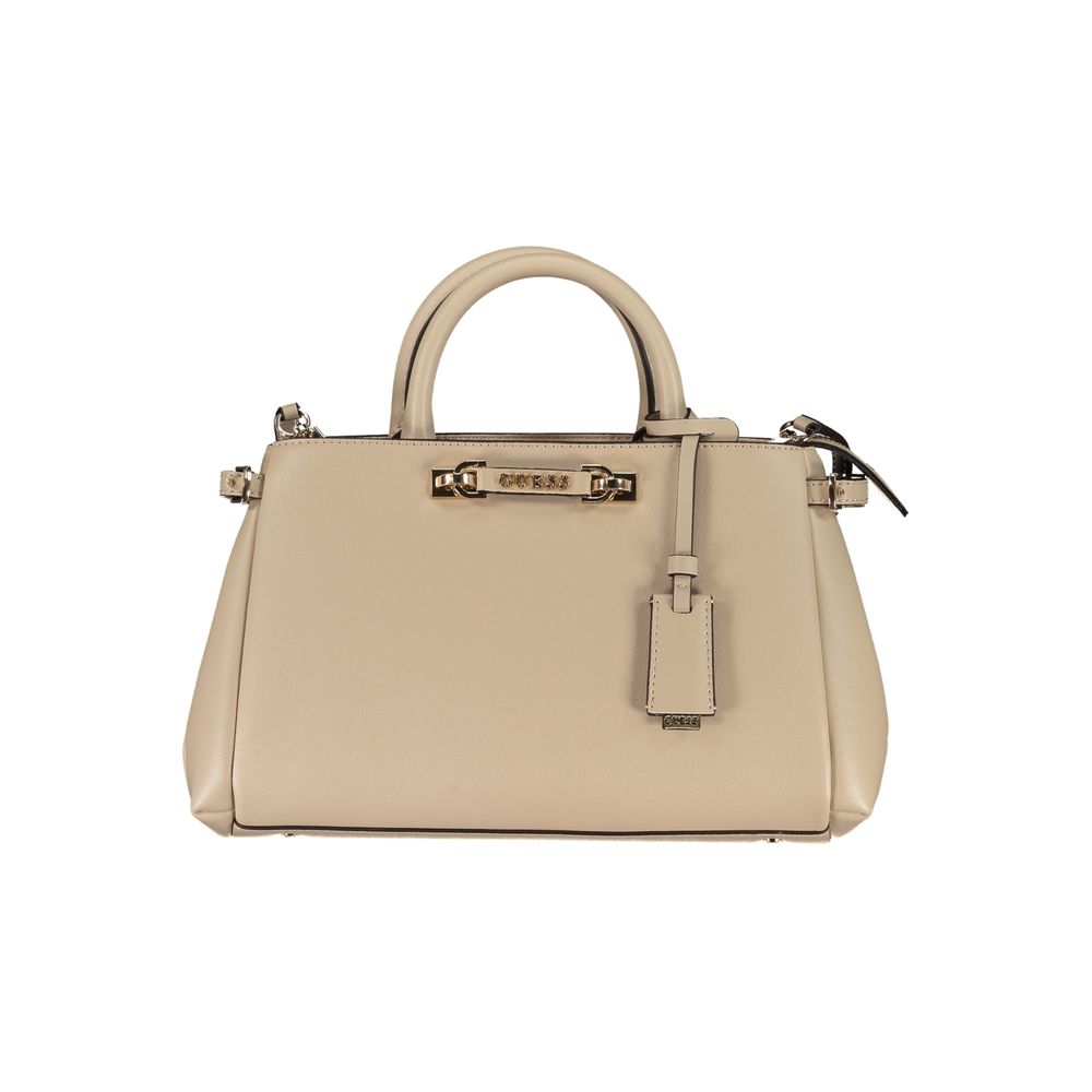 Guess Jeans Beige Polyethylene Handbag - Luxe Nova