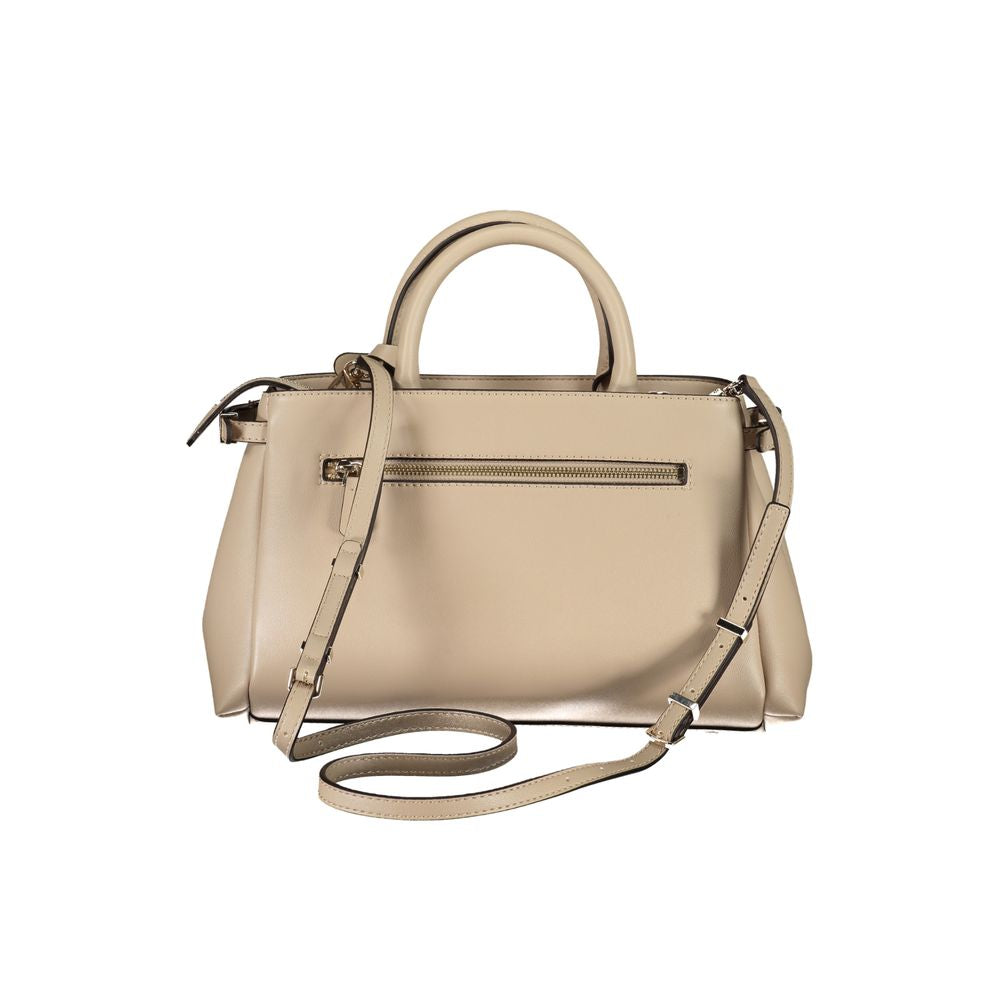 Guess Jeans Beige Polyethylene Handbag - Luxe Nova