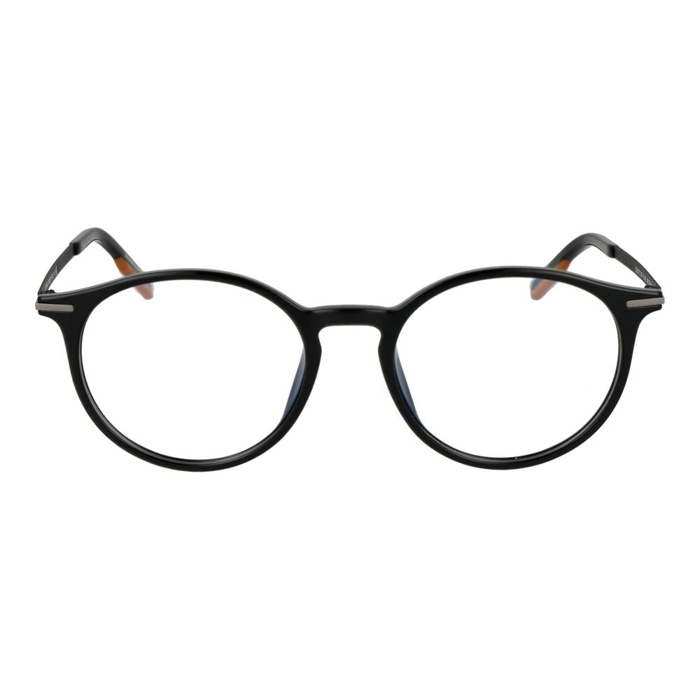 Ermenegildo Zegna Black Plastic Glasses (Frames) - Luxe Nova