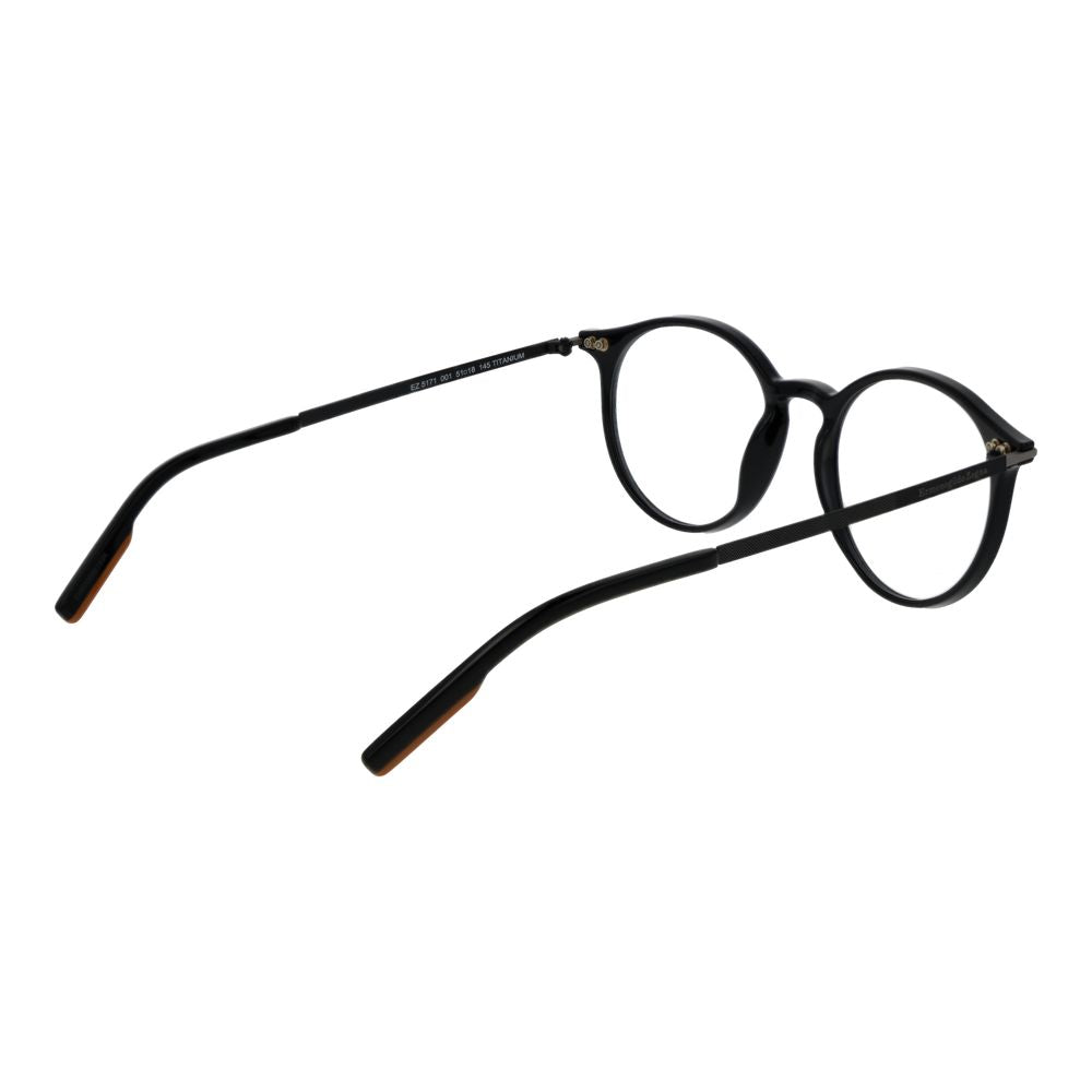 Ermenegildo Zegna Black Plastic Glasses (Frames) - Luxe Nova
