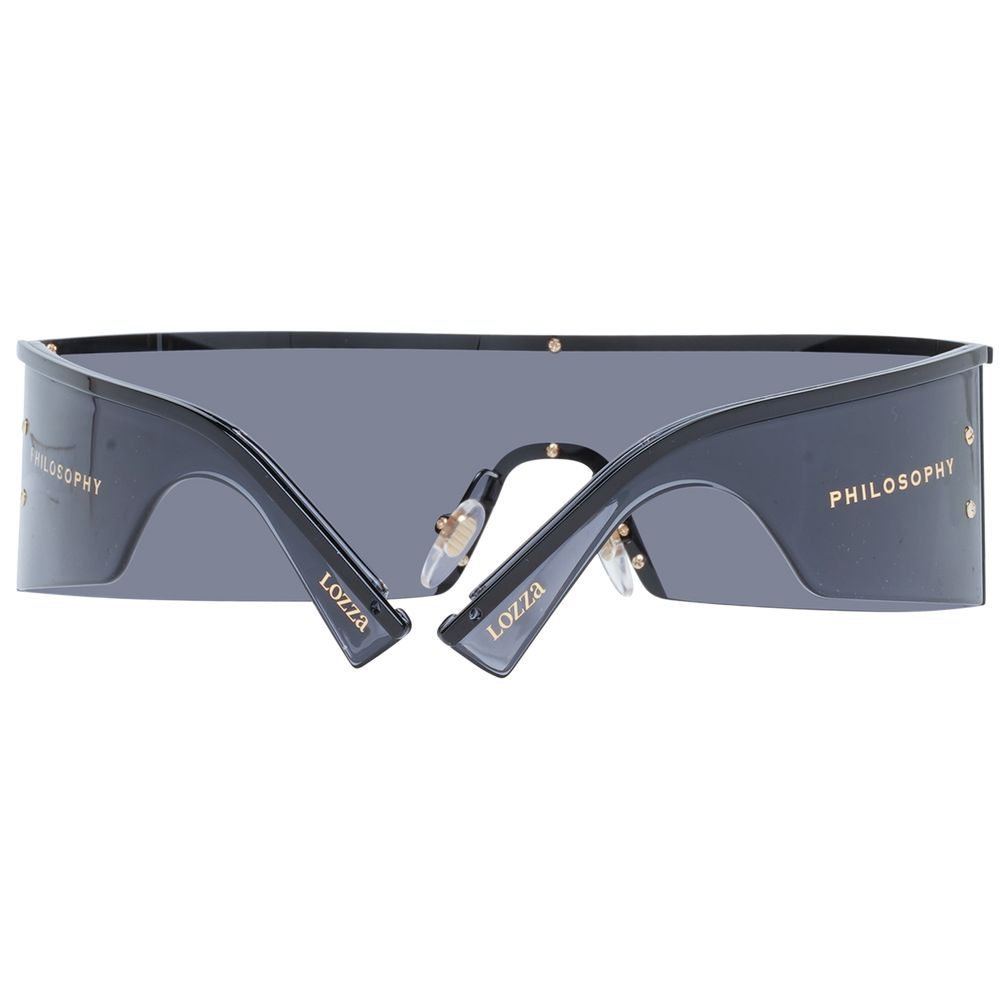Lozza Black Metal Sunglasses - Luxe Nova