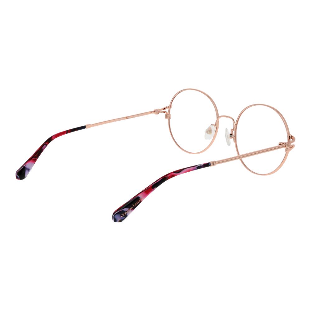 Christian Lacroix Beige Metal Glasses (Frames) - Luxe Nova