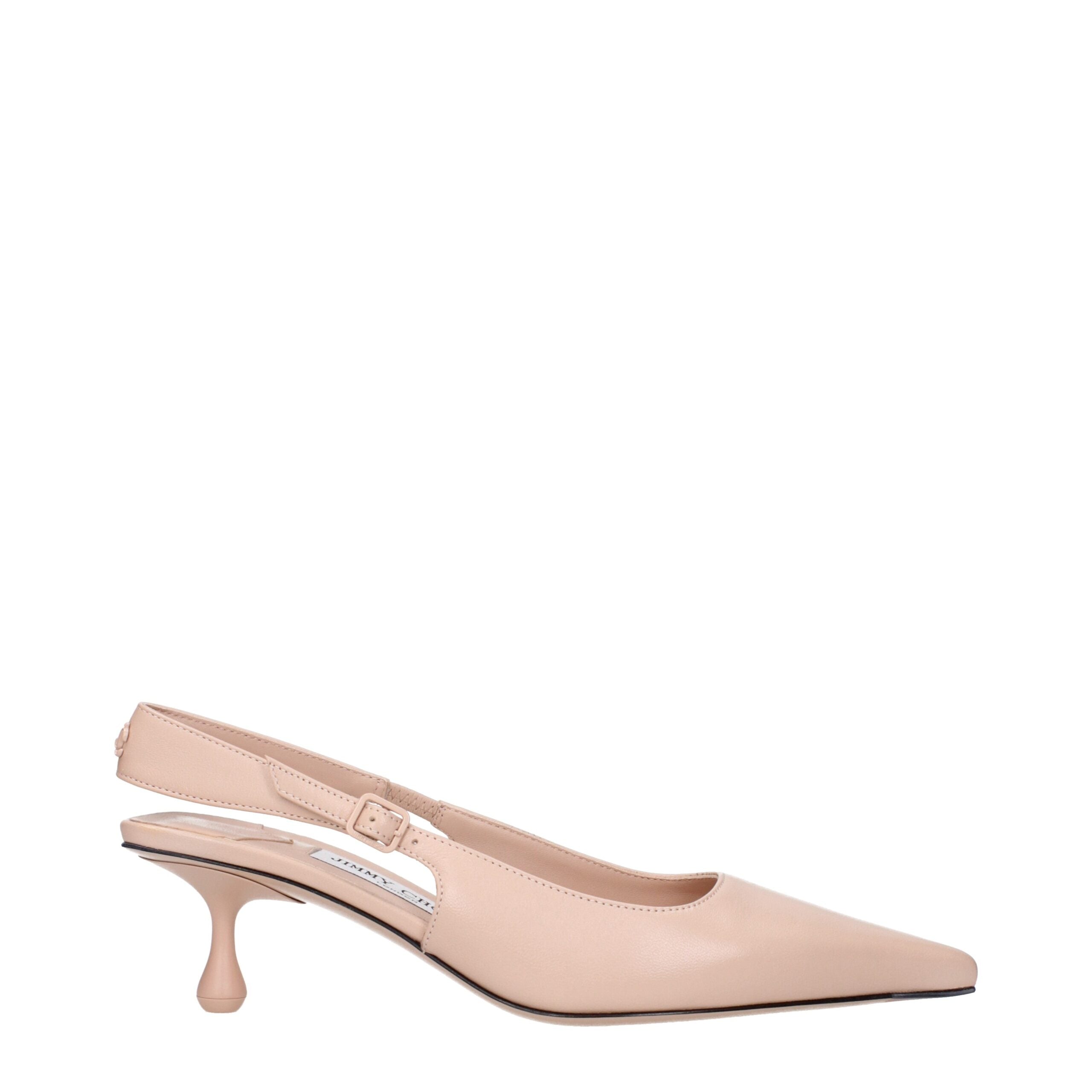 Jimmy Choo Pink Leather High Heel Pumps - Luxe Nova