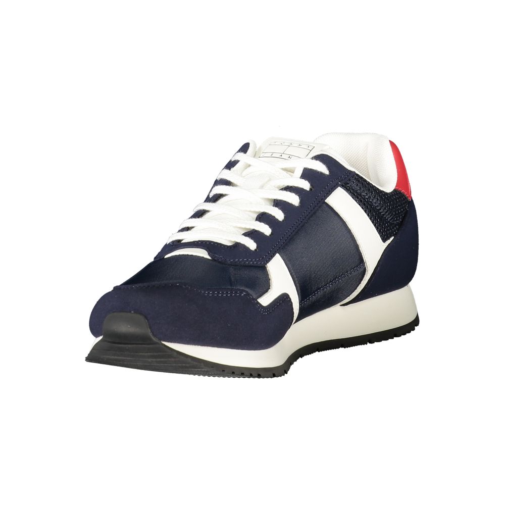 Tommy Hilfiger Blue Polyurethane Men Sneaker - Luxe Nova