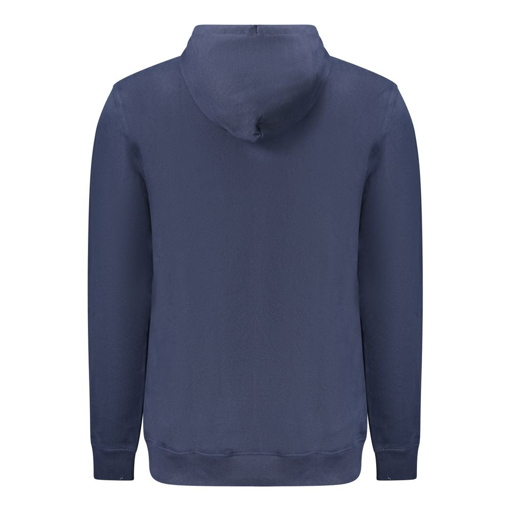 Tommy Hilfiger Blue Cotton Men's Hooded Sweatshirt - Luxe Nova