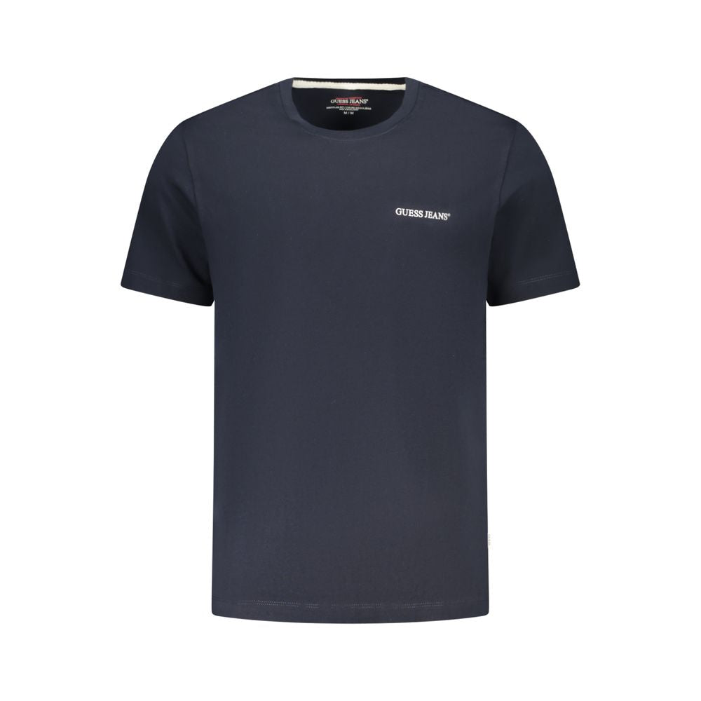 Guess Jeans Blu Cotton Men T-Shirt
