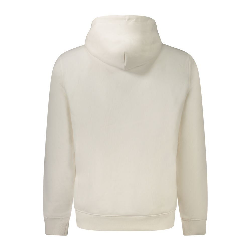 Tommy Hilfiger White Cotton Men's Hooded Sweatshirt - Luxe Nova
