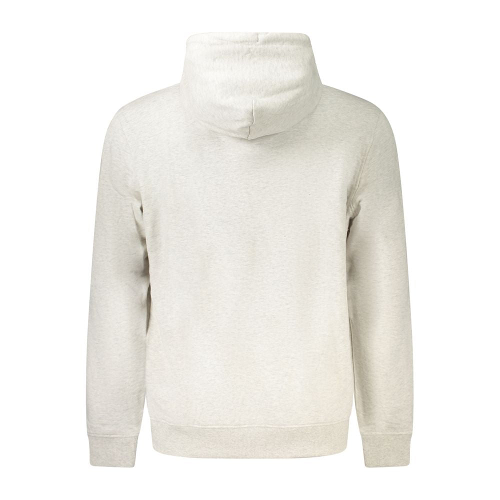 Tommy Hilfiger Gray Cotton Mens Hoodie - Luxe Nova