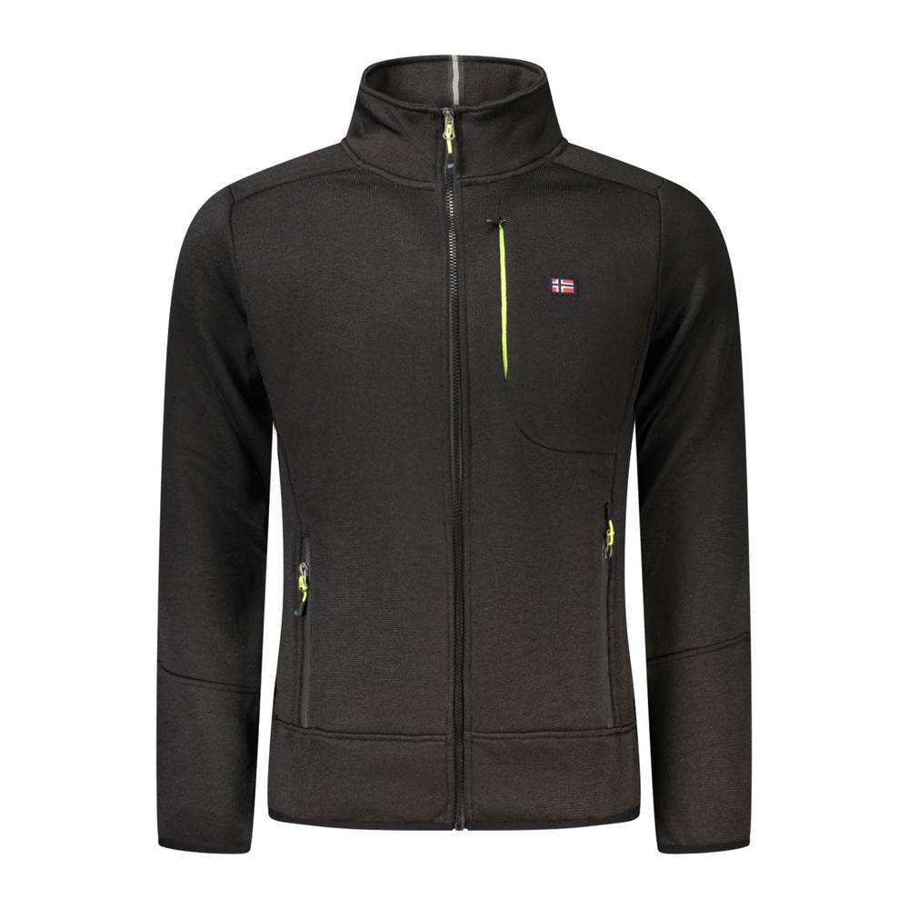 Norway 1963 Black Polyester Men Sweatshirt - Luxe Nova
