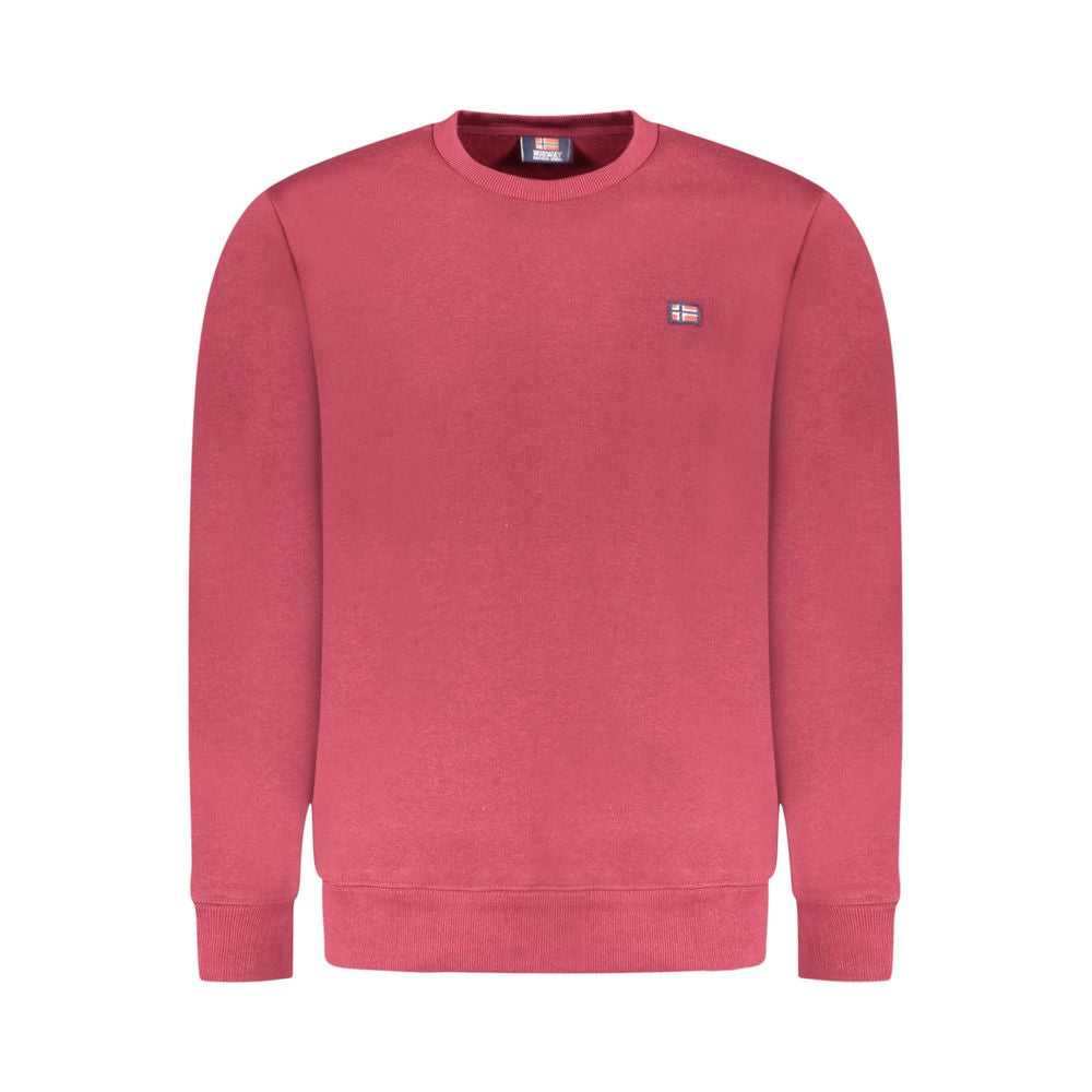 Norway 1963 Red Cotton Men's Sweatshirt - Luxe Nova
