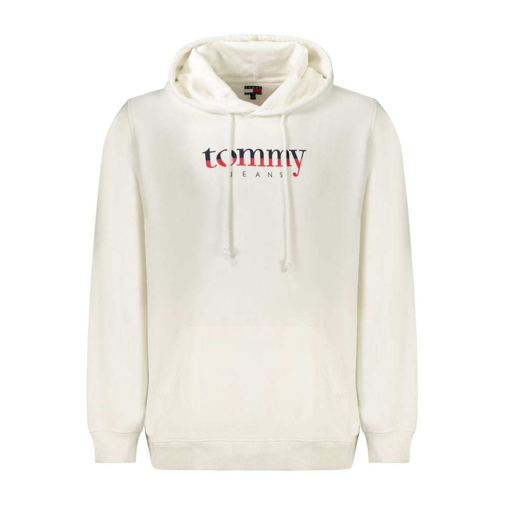 Tommy Hilfiger White Cotton Men Sweatshirt - Luxe Nova