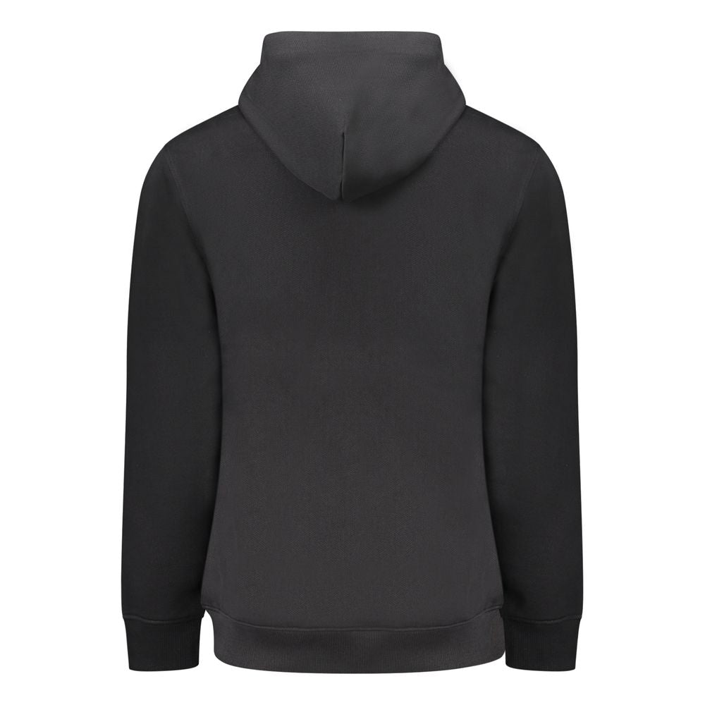 Tommy Hilfiger Black Cotton Men's Hoodie - Luxe Nova