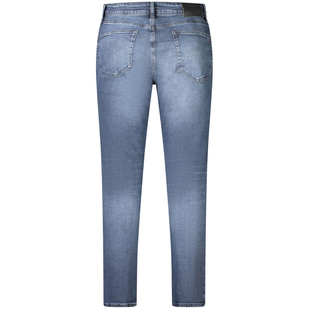 Tommy Hilfiger Blu Cotton Men Jeans - Luxe Nova