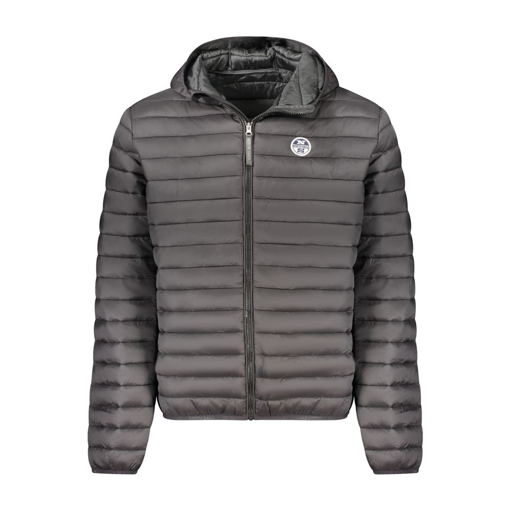 North Sails Black Polyester Men's Jacket - Luxe Nova