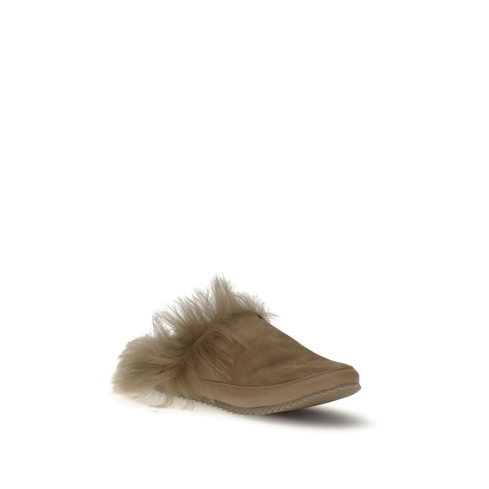 Pedro García Beige Rubber Mules - Luxe Nova
