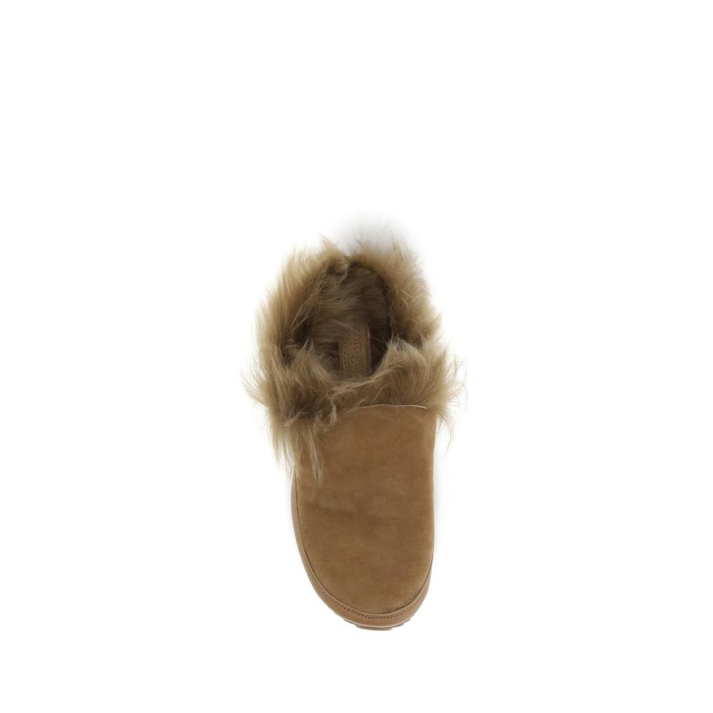 Pedro García Beige Rubber Mules - Luxe Nova