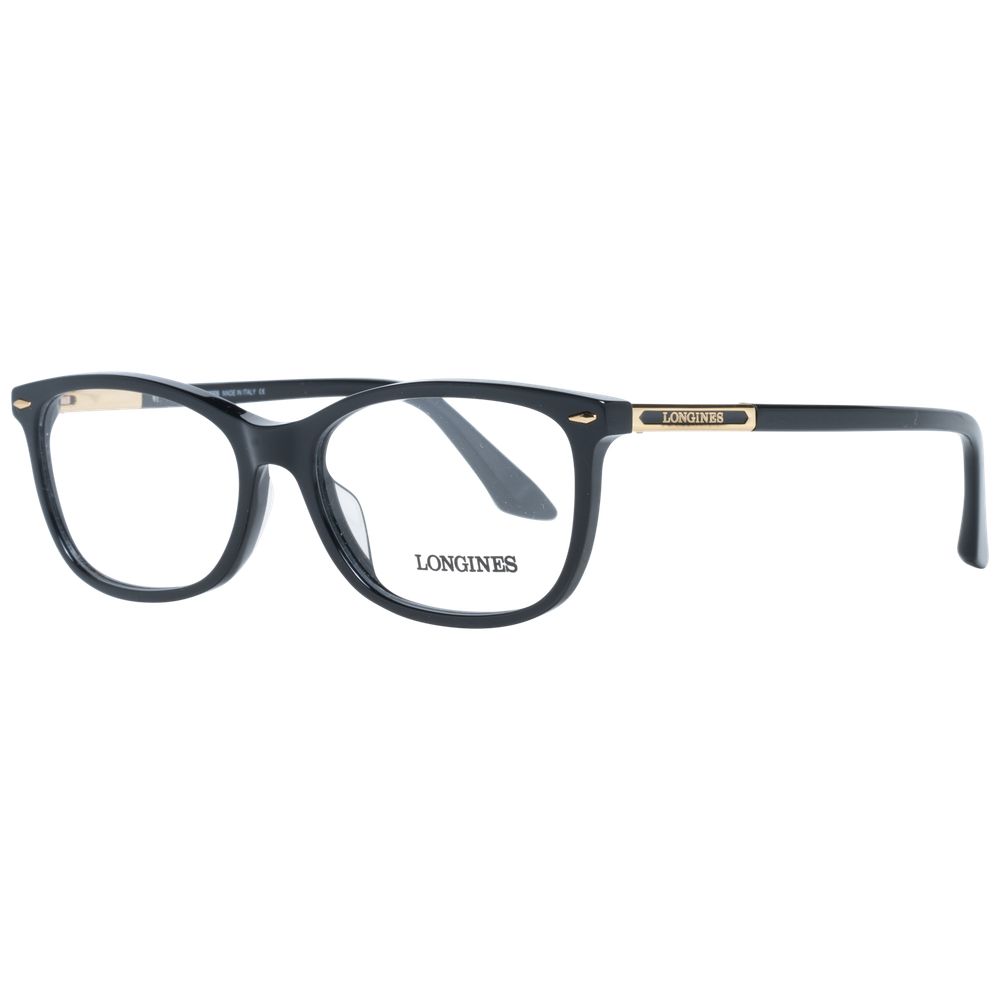 Longines Black Plastic Glasses (Frames) - Luxe Nova