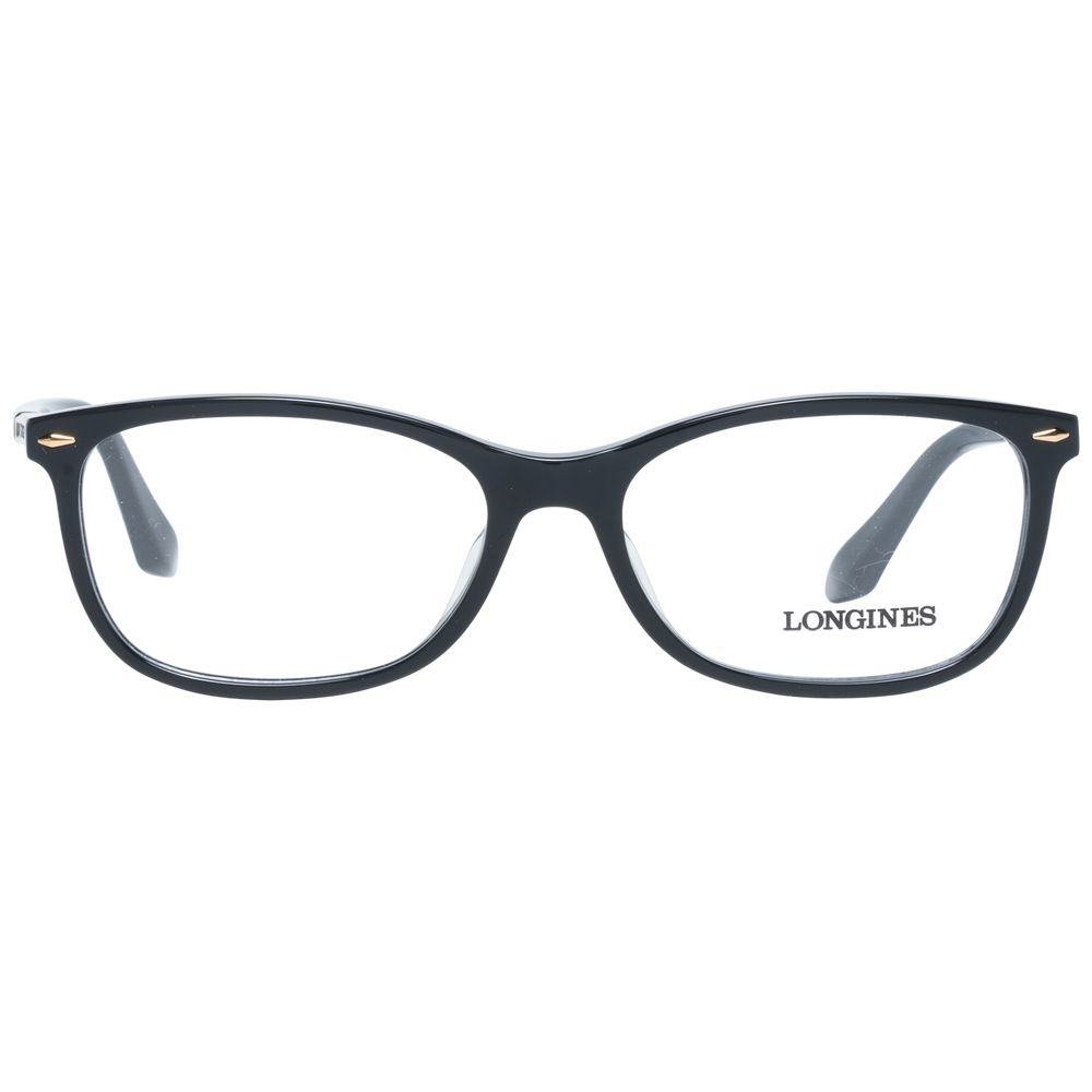 Longines Black Plastic Glasses (Frames) - Luxe Nova