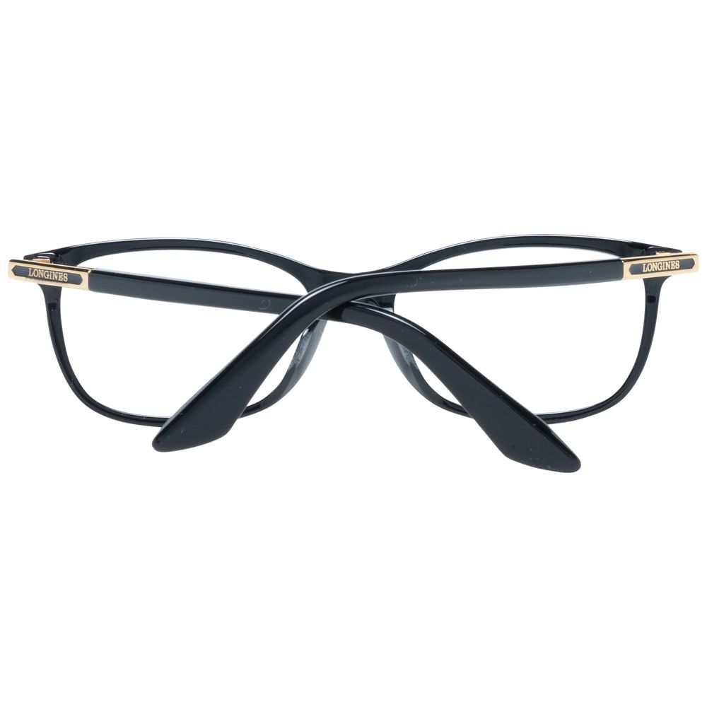 Longines Black Plastic Glasses (Frames) - Luxe Nova