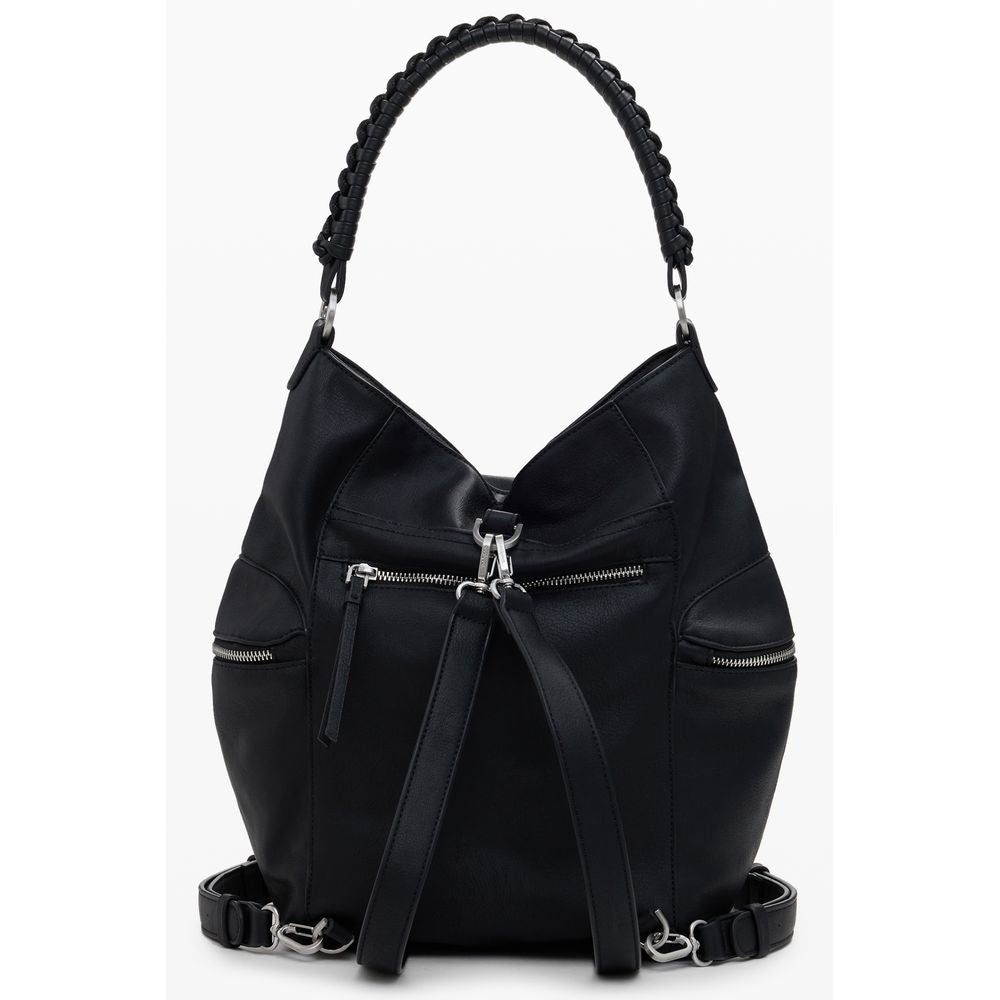 Desigual Black Polyurethane Women's Backpack - Luxe Nova