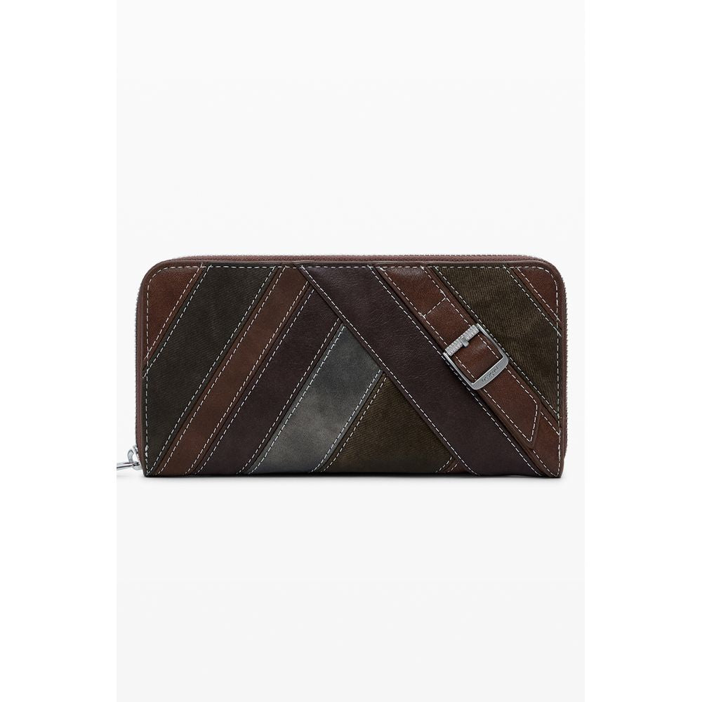 Desigual Marrone Poliuretano Women Wallet - Luxe Nova